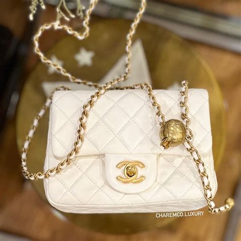 chanel gold ball flap bag|Chanel flap bag agneau.